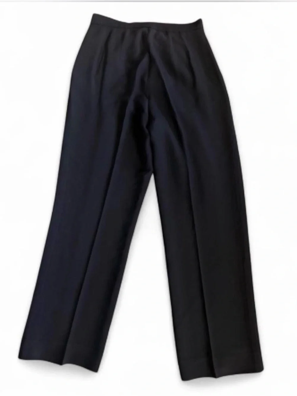 Lafayette 148 New York Black Wide-Leg Trousers